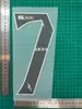 25-26 Superliga Portuguesa Colección Gris Talla Adulto A+ Camiseta Número Letra Pegatinas de Transferencia Térmica para Camisetas de Fútbol