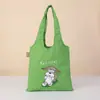 Bolsa de lona tipo chaleco de color liso, bolsa de regalo promocional publicitaria hecha a medida, bolsa de lona para estudiante de gran capacidad