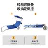 Silla de playa al por mayor de fábrica para exteriores con ruedas silla de ocio con sombrilla reclinable multifuncional cama de playa plegable individual