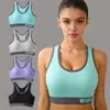 Sutiã Esportivo de Comércio Exterior Transfronteiriço para Mulheres, à Prova de Impacto, Push-Up, para Fitness Yoga, com Costas Bonitas, Sem Costura, Respirável, Estilo Europeu e Americano