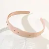 Faixa de Cabelo de Luxo de Alta Qualidade com Strass, Eficiente e Conveniente, Faixa de Cabelo Alta, Acessório de Cabelo Simples Versátil Multicor Venda por Atacado