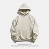 Sudadera retro personalizada de peso pesado con rayas y cuello alto, con media cremallera, jersey extragrande, chaqueta de marca de moda con cuello de solapa