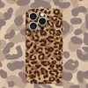Funda de película con estampado de leopardo degradado, adecuada para Apple 18 Pro Max, diseño de alta gama, también disponible para teléfonos Xiaomi 16/15 y Huawei/Vivo