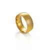 Oferta especial de fábrica Anillo Radian brillante de 8MM para hombre, interior y exterior curvos, anillo simple y elegante para hombre, joyería