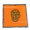 Colgante Hueco de Jade Xiu Natural Tallado Dragón del Zodiaco, Mono, Serpiente, Caballo, Adorno de Jade Retro Estilo Chino, Accesorio Decorativo