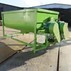 Mezclador de pienso de doble eje para granja, mezclador de descarga de almacén abierto hidráulico, mezclador eléctrico para harina de maíz y forraje