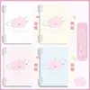 Caderno Espiral Paraíso da Maçã A5 Caderno de Folhas Soltas Bonito e Mãos Livres Coração de Menina Espesso Bloco de Notas de Nicho