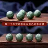 Jade Hetian Natural Zodiaco Tallado Cuentas Sueltas Tres-en-Uno Accesorios DIY Budas de Jade Hechos a Mano Cuentas Redondas