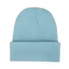 Gorro Gorro de Punto para Hombre y Mujer Gorro de Tirar Color Caramelo Gorro de Lana Gorro Calentador de Orejas Color Brillante Gorro de Color Sólido Primavera Otoño Invierno