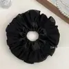 Scrunchie de Malla Plisada con Puntos Estilo Francés Ultra-Hada Doble Capa Lazo Grande de Tela para el Cabello Accesorio para el Cabello Cuerda para el Cabello Estilo Perezoso Adorno para la Cabeza