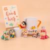 Travestismo Transfronterizo Teléfono Pequeño Nuevo Edición Q Animación de Animales Lindos Alrededor Muñeco Gashapon Adornos para Pastel Llavero DIY