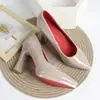 Tacones de Plataforma Impermeables para Mujer, Suelas Rojas Sexys, Elegantes y Cómodos, Zapatos Versátiles de Punta Fina para Mujeres Profesionales, Impresionantes Zapatos para Viajar al Trabajo para Mujer