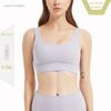 Sutiã Puro Costas U Sutiã Esportivo Tamanho Grande Fitness Corrida à Prova de Choque Copo Fixo Yoga Cor Sólida Roupa Íntima
