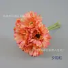 Ramo artificial de crisantemo africano atado a mano flor de seda de crisantemo fulang arreglo floral decoración floral para el hogar Flor de mano para novia