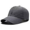 Gorra de Béisbol Perforada de Secado Rápido para Uso al Aire Libre en Verano, Gorra Transpirable de Malla con Protección Solar, Gorra Sencilla Lisa Deportiva Casual