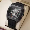 Relógio de Pulso Masculino Richard Hollow Fashion com Pulseira de Silicone, Relógio de Pulso Quartz, Venda por Atacado