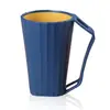 Vaso para enjuague bucal doméstico, vaso para cepillos de dientes de doble capa engrosada, vaso para lavarse, vaso para cepillos de dientes de pareja, vaso para cepillos de dientes de estudiante de dormitorio, modelo anticaídas