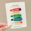 Novos Grampos de Cabelo para Mulheres 2026, Sensação de Alto Padrão, Grampos de Cabelo Dopamina de Verão, Grampos Pequenos Laterais para Fios Soltos, Acessórios de Cabelo, Acessórios de Cabeça