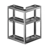 Estante de Esquina Estante de Almacenamiento para Cocina Estante para Especias Multifuncional Acero al Carbono a Prueba de Óxido Baño Estante Multifuncional para Organización del Hogar
