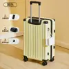 2025 Nova Bagagem Mala Trolley Feminina Roda Universal Bolsa de Viagem Masculina Celebridade da Internet Aparência Sofisticada Durável Caixa com Senha