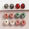 Resina Irregular Furo Grande Gradiente Contas Oliva Oval Furo Reto Acessórios para Roupas Moda Praia Contas Soltas Acessórios para Joias DIY