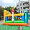 Castillo Inflable Grande Travieso, Combinación de Laberinto y Tobogán, PVC Suave Acolchado Anticolisión, Instalación Incluida para Pedidos Superiores a 20 Piezas