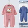 Macacão de Bebê para Engatinhar Macacão Completo Outono e Inverno Anti-Sujeira Roupa Externa Impermeável Roupas de Proteção para Bebês e Crianças Pequenas