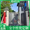 Puerta de aluminio de estilo chino y europeo de Foshan, puerta de villa, puerta de patio de arte, puerta de seguridad exquisita para exteriores de fabricación propia