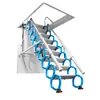 Escalera Retráctil Invisible para Ático, Escalera Elástica Doméstica Semi-Automática para Interiores, Escalera Retráctil Oculta para Villa Dúplex