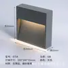 Lámpara de pie LED para montaje en superficie, lámpara de esquina impermeable para exteriores, lámpara de rampa para automóvil, lámpara de escalón de aluminio fundido a presión