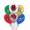 Globos de Látex de 12 Pulgadas Transfronterizos: Spider-Man, Pokemon, Patrulla Canina, Mario, Marvel, Varios Globos de Dibujos Animados