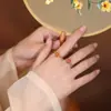 Anillo de Plata 925 para Mujer con Borde Floral, Anillo Étnico Floral Tejido de Ágata Roja Mongola Vintage