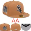 Nuevos Sombreros de Talla de Comercio Exterior Gorras Cerradas de la MLB para Hombres y Mujeres, Gorras de Béisbol Bordadas Hip-Hop, Sombreros para Protección Solar al Aire Libre