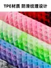 Cubierta de Manillar de Bicicleta de Montaña Engrosada Textura Antideslizante Dos Tonos Mixtos Colorida Recta TPE Accesorios de Puño para Bicicleta de Ciclismo