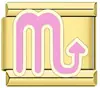 Novo Modelo de Pulseira de Módulos com 12 Signos do Zodíaco, Aço Inoxidável Italiano, Padrão Dourado por Galvanoplastia com Gotejamento de Óleo, Acessório de Pulseira Personalizado DIY Grátis