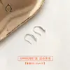 Pendientes de Plata de Ley S999 Lágrima de Rupert para Mujer Cuidado del Agujero de la Oreja Pendientes de Plata Pura Pendientes de Gota de Agua Pendientes de Plata Versátiles de Lujo Ligero