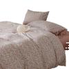 Algodón Ins Pequeño Floral Algodón Estilo Pastoral Juego de Sábanas de Cuatro Piezas Lazo de Amarre Funda de Almohada Cubre Edredón