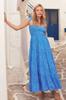 Moda Transfronteriza Verano 2026 Nuevo Estilo para Mujer Chica Popular Vestido de Rayón/Estampado Europeo y Americano con Tirantes Off-Shoulder en Múltiples Colores