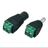 Enchufe CC Macho y Hembra de 12V Adaptador de Corriente Hembra CC 2.1*5.5 Adaptador Verde Conector de Alimentación de Monitoreo