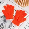 Ropa de Punto Cálida para Otoño e Invierno Guantes Mágicos de Color Puro Creativos Guantes para Estudiantes Medianos Venta Directa de Fábrica con Impresión de Logo