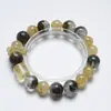 [Citas de la Brisa de Otoño] Pulsera de Cristal Fantasma Verde Natural para Mujer Más Fácil de Combinar Cristal Rubio Pulsera Blanqueadora de Moda Venta al por Mayor
