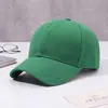 Gorra de béisbol lisa de color sólido, gorra verde de pico de pato, gorra de trabajo con bordado de logo personalizado, gorra publicitaria, gorra de protección solar