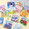 Puzzles Pequeños Educativos para Niños Educación Temprana Mini Puzzles de Papel Caricatura Juguetes Educativos Regalos Pequeños para Jardín de Infancia Venta al por Mayor