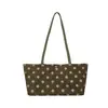 Bolsa de lona tipo tote con lunares estilo ins coreano para mujer, bolsa grande casual de lona para estudiantes, para ir al trabajo, bolso de hombro, bolso de mano