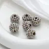 Cadena de Diamantes de Perlas de Colores Nuevos con Strass, Cuentas de Agujero Recto, Cuentas Pesadas para Bricolaje, Accesorios para Joyería al por Mayor