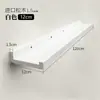 Estante de Pared de Madera Maciza para Sala de Estar, Comedor, Dormitorio, Estante Decorativo para Pared de Fondo Montado en la Pared, Estante Recto para Uñas