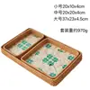 Bandeja Rectangular de Concha de Ratán Vietnamita para Frutas, Bandeja para Sala de Estar, Comedor, Cesta Organizadora de Almacenamiento de Lujo Ligero