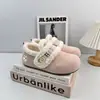 Zapatos Birkenstock de Ante de Moda para Mujer Otoño e Invierno Zapatos Cálidos Peludos de Dibujos Animados Zapatos Casuales de Algodón para Bebé Zapatos Planos de Suela Suave