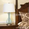 Lámpara de Mesa Cerámica Transparente Retro Estilo Europeo, Lámpara Decorativa de Lujo Ligero, Luz Nocturna Ambiental para Escritorio de Habitación, Lámpara Europea al por Mayor