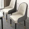 Silla de Comedor, Silla con Respaldo de Lujo Ligero, Silla Simple de Ocio para Balcón, Taburete de Tocador de Gama Alta, Silla de Manicura, Taburete Engrosado para Habitación de Alquiler